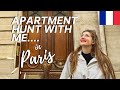 Come apartment hunting with me in paris