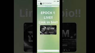 $DIM - The Great Heist Epoch 1 #airdrop #blockchaingaming #cryptogaming #dim #gamefi #taptoearn