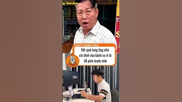Bắt quả tang ông chú rải đinh vào bánh xe ô tô đỗ phía trước nhà