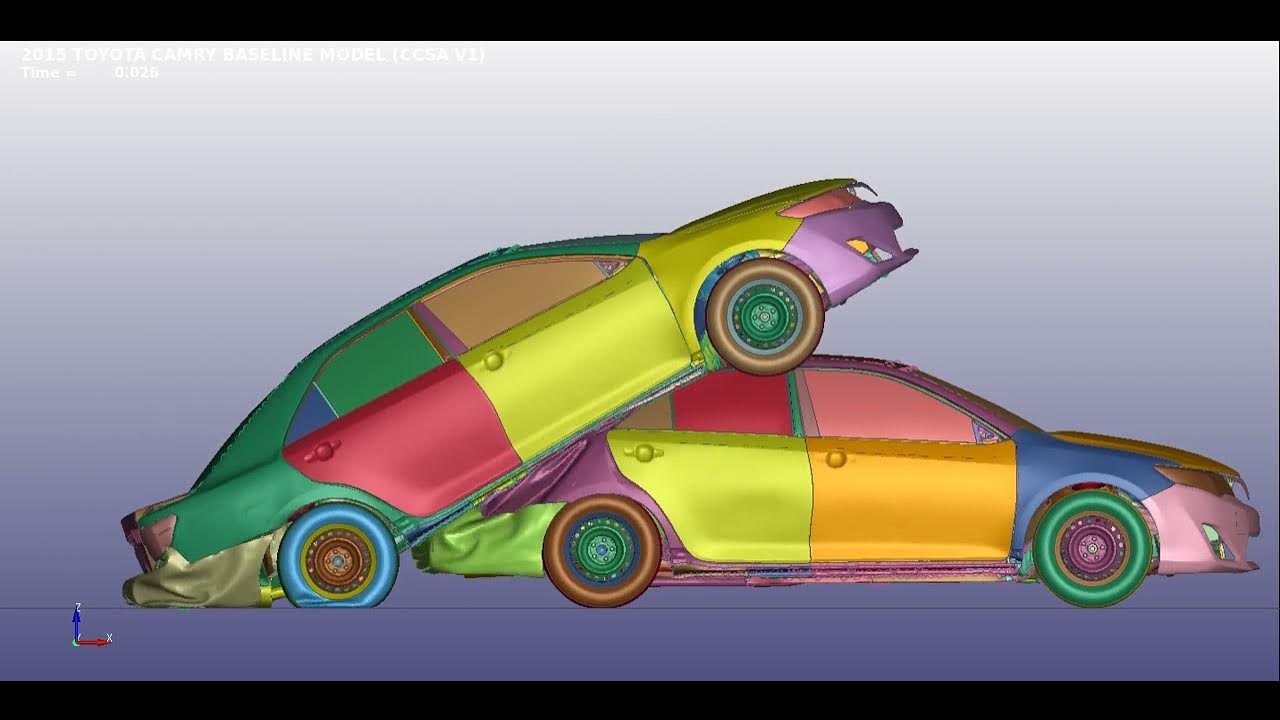 Rear Landing on Toyota Camry - YouTube
