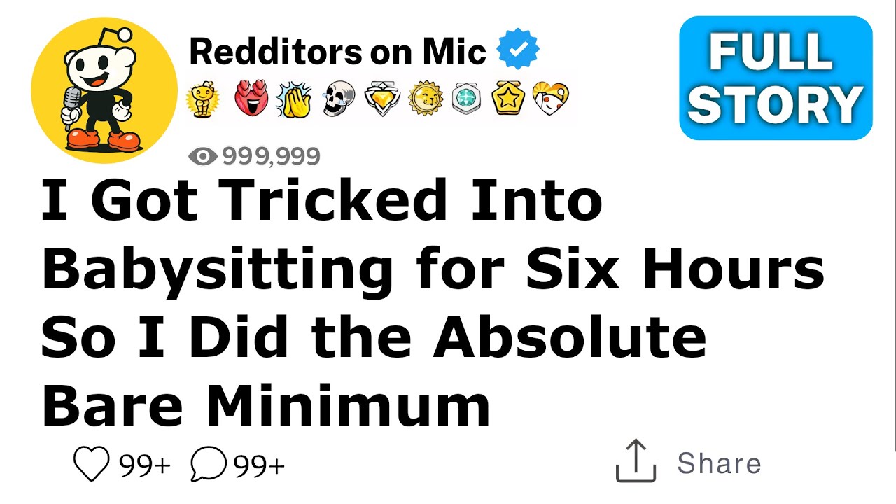 Меня обманом заставили посидеть с детьми шесть часов, поэтому я сделала самый минимум [ПОЛНАЯ ИСТ...