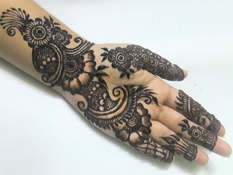 Beautiful and Stylish Arabic Mahndi Design।। Simple Henna Mehndi designs for hand 2019||