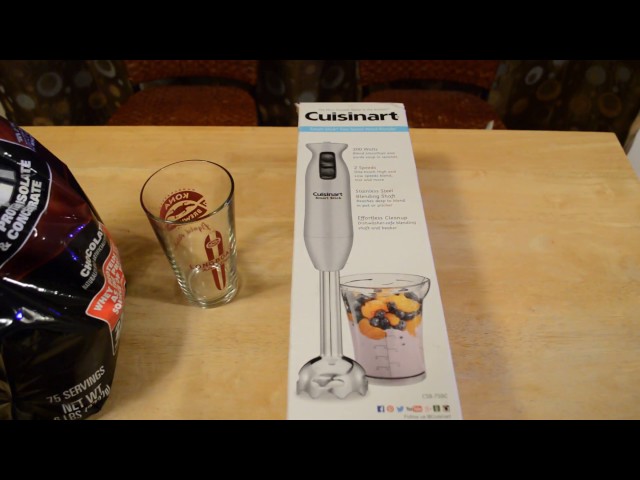 Cuisinart CSB-75BC Smart Stick 200 Watt 2 Speed Hand Blender, Brushed Chrome