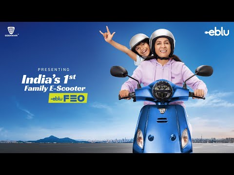 Eblu Feo ad | India’s 1st Family E-scooter | Neena Gupta | Godawari Motors
