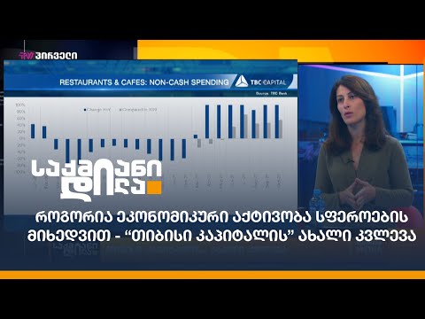 როგორია ეკონომიკური აქტივობა სფეროების მიხედვით - “თიბისი კაპიტალის” ახალი კვლევა
