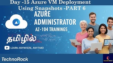 Day -15 Microsoft Azure Administrator AZ 104 தமிழ் - Techno Rock | 2025 Azure VM Deployment Part 6