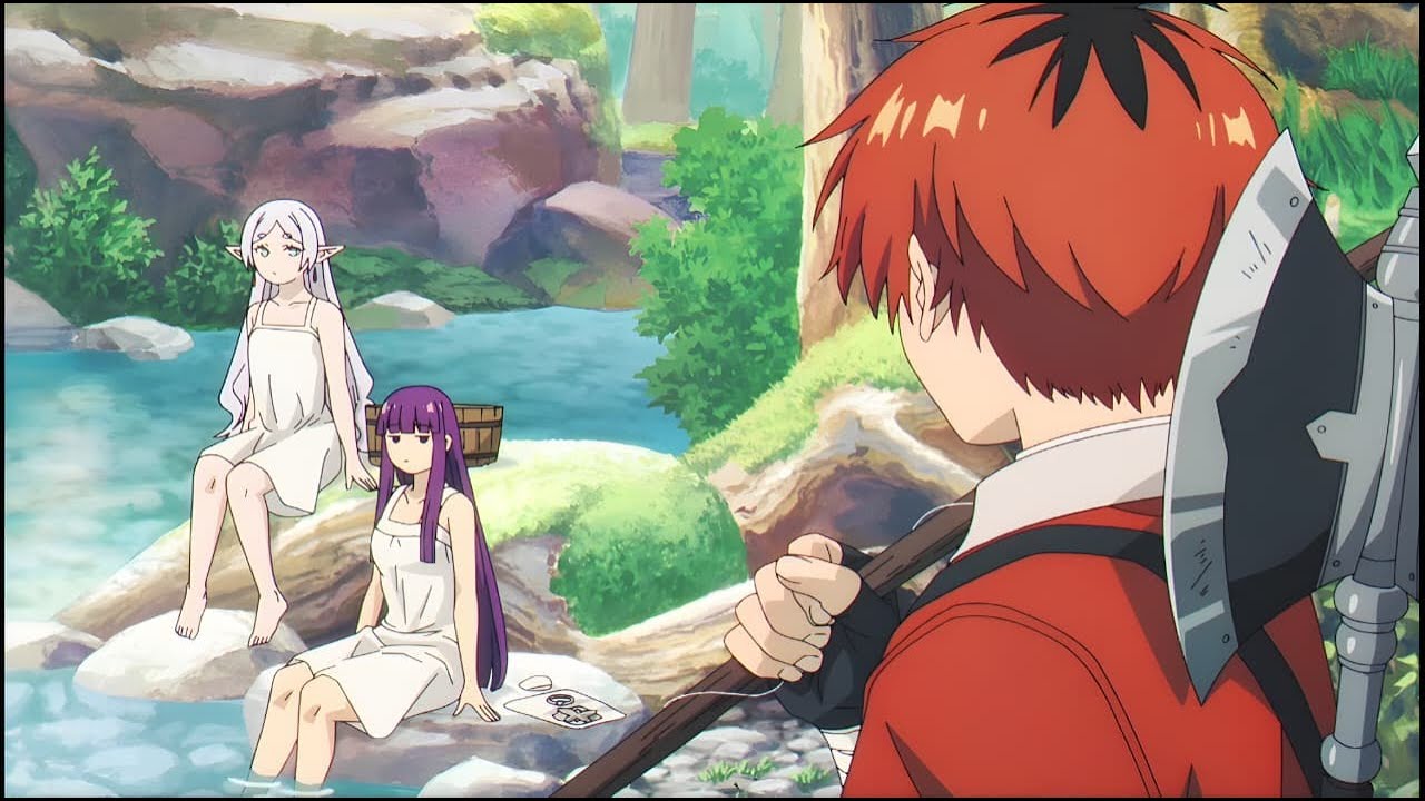 I Didn't Know You Were Bathing 😂 | Frieren Season 2 | Ep 1 | Anime Moments