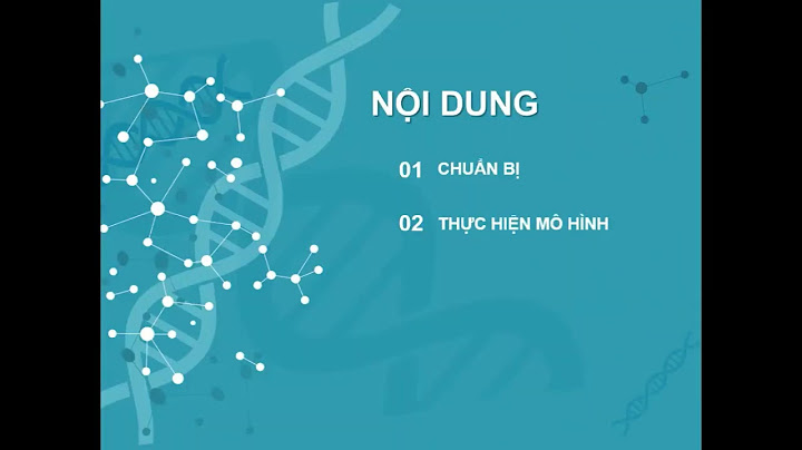 Hướng dẫn cách làm mô hình adn bằng ống hút