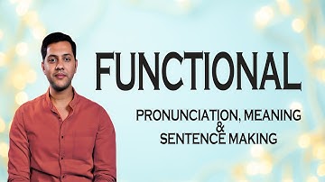 Functional - Meaning & Pronunciation Word World Audio Video Dictionary