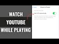 How To Watch YouTube While Playing Roblox