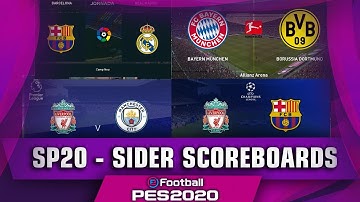 SP20 - scoreboards for PES 2020 ( Download and install )