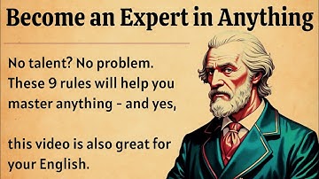 How to Become an Expert in Anything || Learn English Through Motivational Lesson 🔥 || Graded Reader 