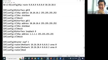 CCNP ENCOR - Lab FHRP - HSRP , VRRP , GLBP  โดย Mr.Jodoi