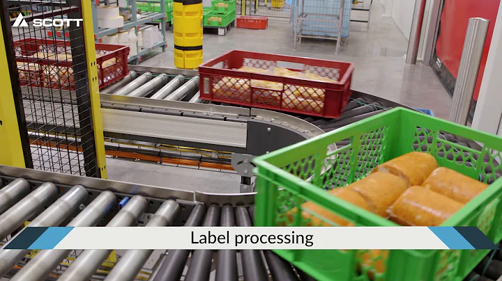 Internal transport and palletising system for bins