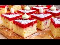 Кекс с клубничной заливкой. Вкусно. Просто. Быстро / Cake with strawberry layer. Delicious and  Easy