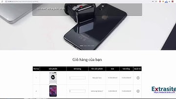 Bài 12 : Web điện máy PHP - Cập nhật và xóa giỏ hàng