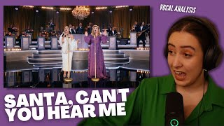 KELLY CLARKSON \& ARIANA GRANDE Santa, Can't You Hear Me | Vocal Coach Reacts (\& Analysis)