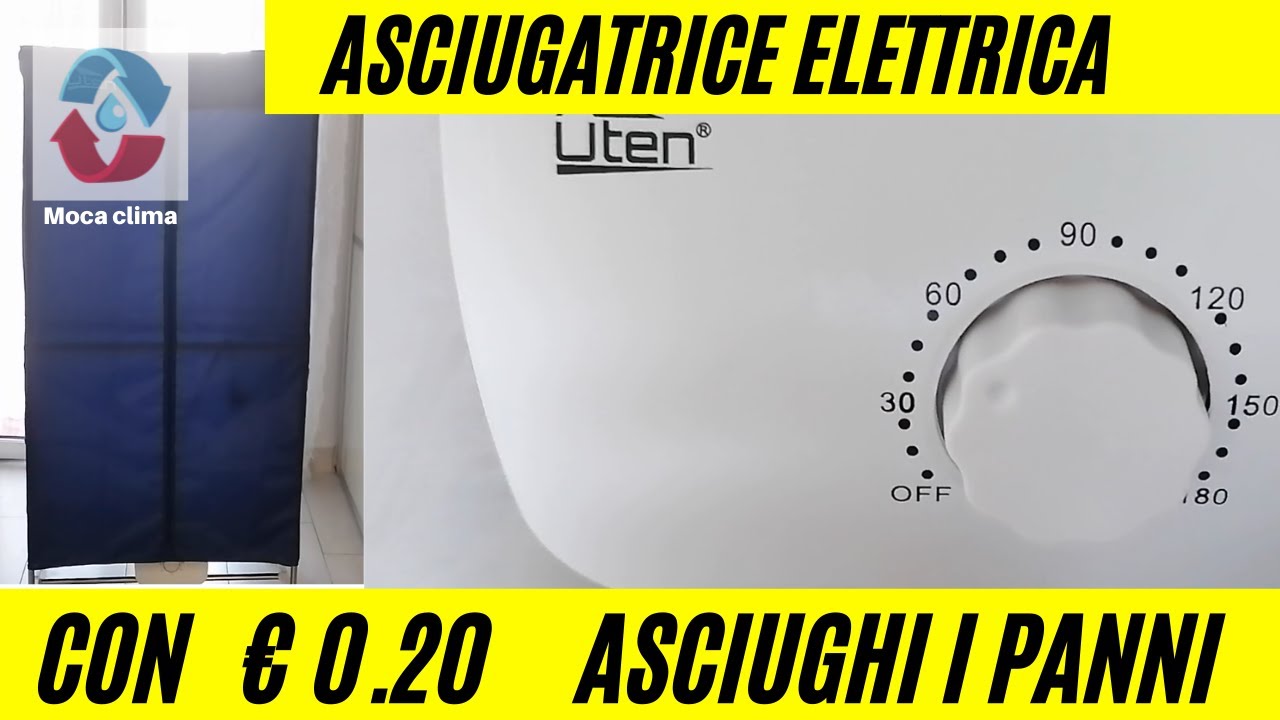 Asciugatrice elettrica Uten economica 10 kg 1000 watt al costo di