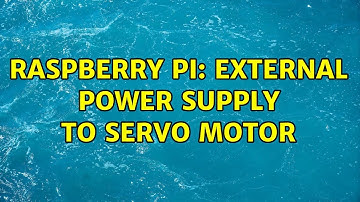 Raspberry Pi: External power supply to servo motor