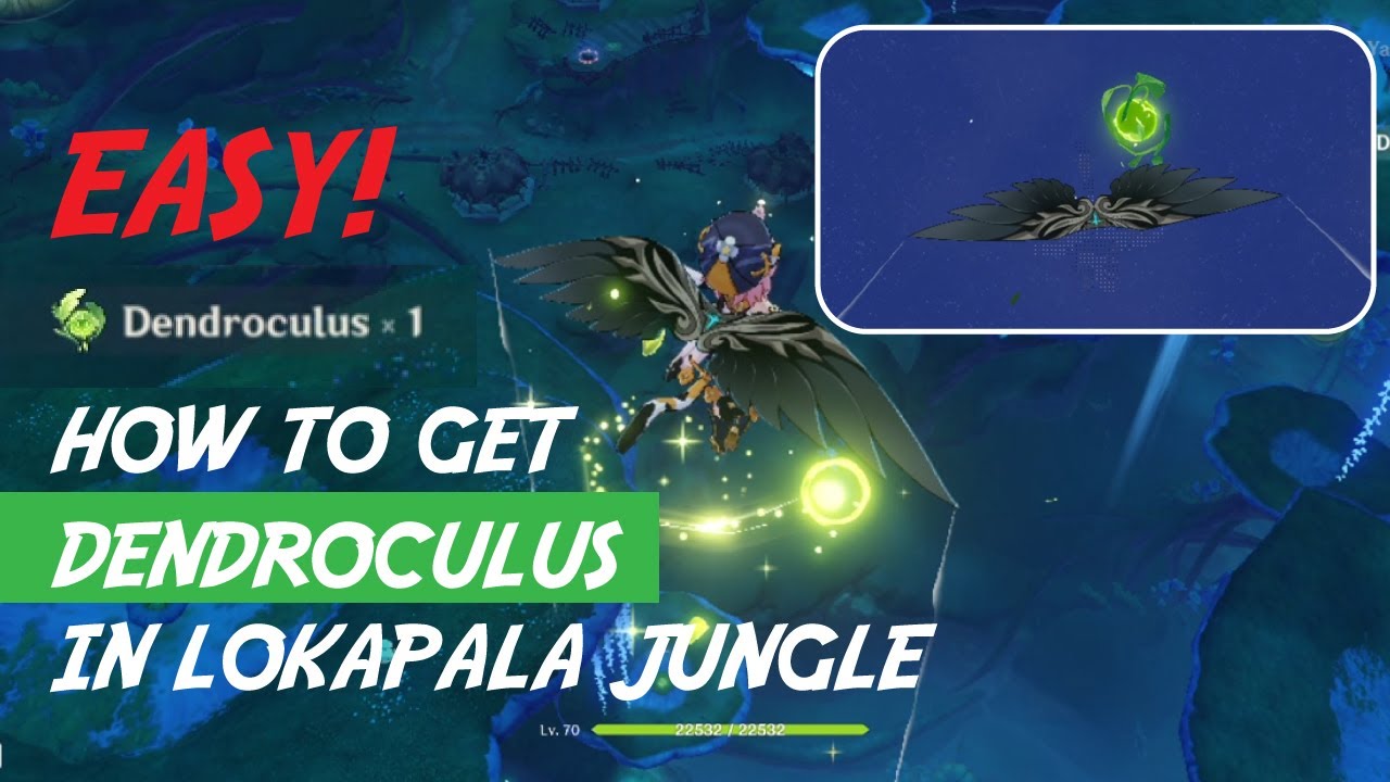 How To Get Dendroculus In Lokapala Jungle | Genshin Impact | Sumeru Exploration - YouTube