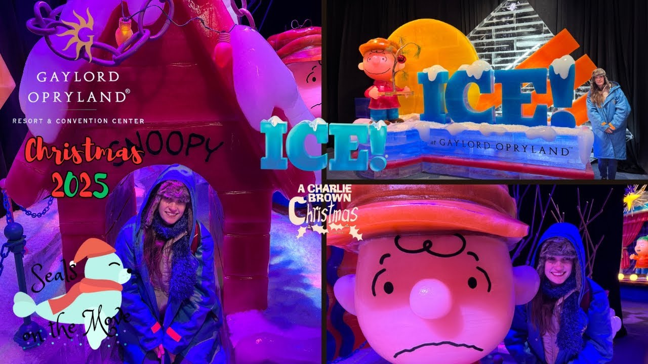 Gaylord Opryland Hotel Nashville Christmas - ICE Gaylord Opryland - Sponsored By Afina