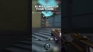 Check those flanks! | #college #valorant #esports #und #necc #gaming