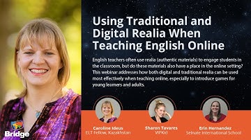 How to engage students using different kinds of realia when teaching English?