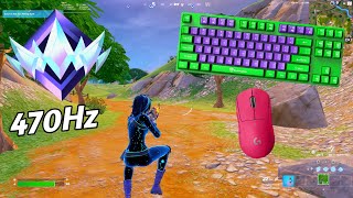 [ASMR] 😴 Fortnite UNREAL RANK Gameplay 💤 Satisfying Keyboard Fortnite 360 FPS 4K