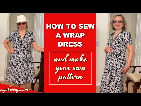 DIY WRAP DRESS - YouTube