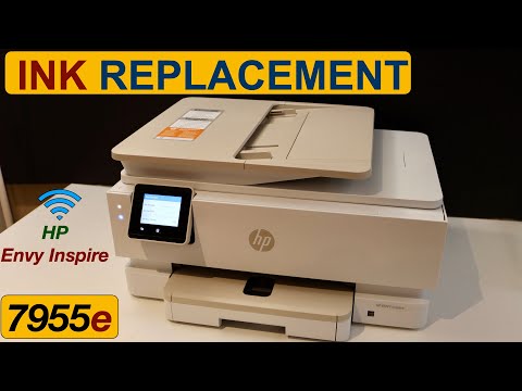 HP Envy 7955e Ink Cartridge Replacement.