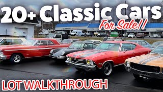 20+ CLASSIC CARS FOR SALE March 2024 LOT UPDATE at Bob Evans Classics We buy and sell classic cars