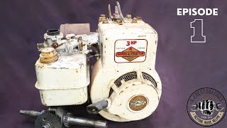 1974 Briggs & Stratton 3HP Motor Restoration [Part 1 of 2]