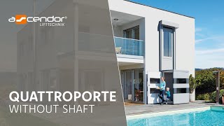 Homelift QuattroPorte - elegant cabin lift without shaft