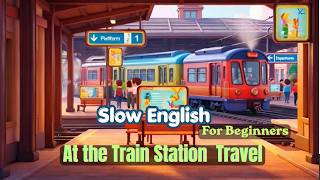 English Conversation at the Train Station Travel English Practice