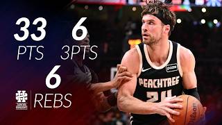 Corey Kispert 33 pts 6 threes 6 rebs vs Wizards 25/26 season
