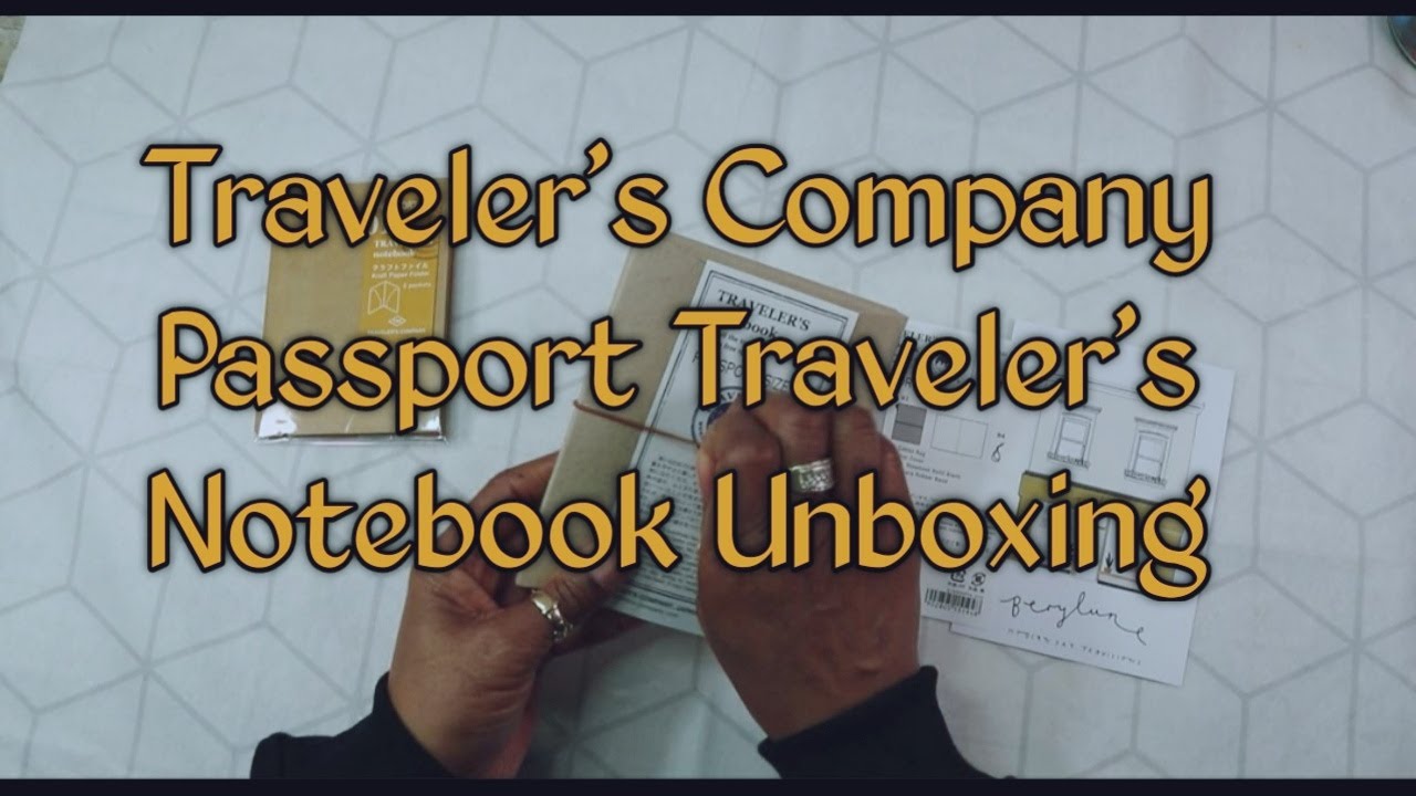 Traveler's Company Passport Unboxing 