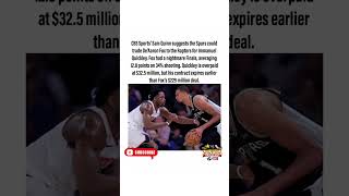 Spurs Could Trade De'Aaron Fox To Raptors For Immanuel Quickley. #shorts #nba #foryou #viral