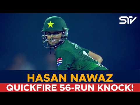 56 Runs! Hasan Nawaz Takes Charge! 😱 | PAK vs UAE | Match 2 | T20I Tri-Nation Series 2025 | M3Q1T
