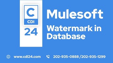 MuleSoft in Amharic Language - Watermark in Database