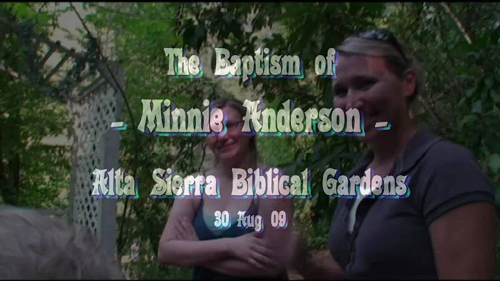 Baptism of Minnie Anderson