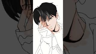 Timelapse YoungK of Day6 fanart! (Very late post) #sketching #art #youngk #day6 #drawing