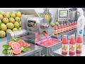 Proceso De Producción De Jugo Puro De Guayaba Rosada: Un Método Moderno Ultra Higiénico