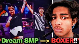 From Minecraft to Elite Boxer!! SAPNAP vs Blau | NMS BOXING 4 | (REACTION)