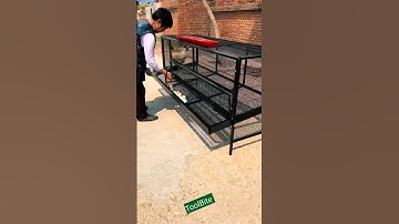 High-Quality Egg Laying Chicken Cage | Poultry Equipment Demonstration #chicken