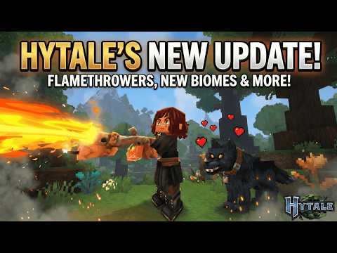 Hytale's NEW Update is a Game Changer! (Flamethrowers, New Biomes & More!)