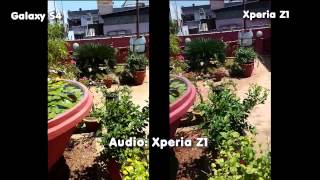 Xperia Z1 vs Galaxy S4 Camera HD Video Recording Resimi