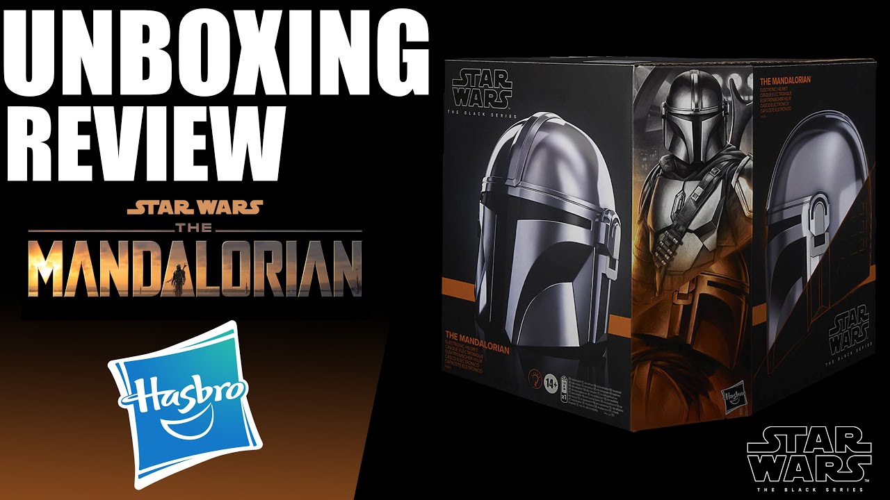 STAR WARS BLACK SERIES THE MANDALORIAN HELMET / CASCO. UNBOXING Y