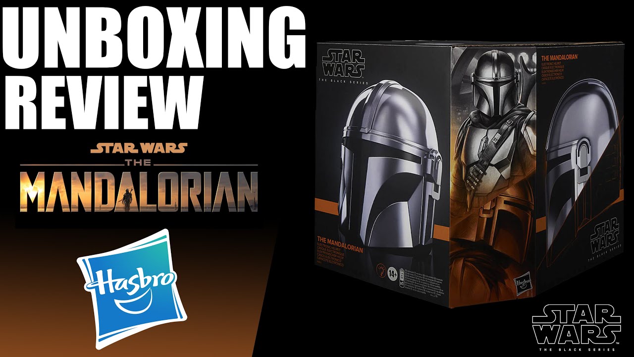 Collector Star Wars Black Series - Conmemora Star Wars con el casco  electrónico The Mandalorian Premium Black Series