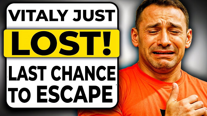 Vitaly Just Lost His Last Chance to Escape!