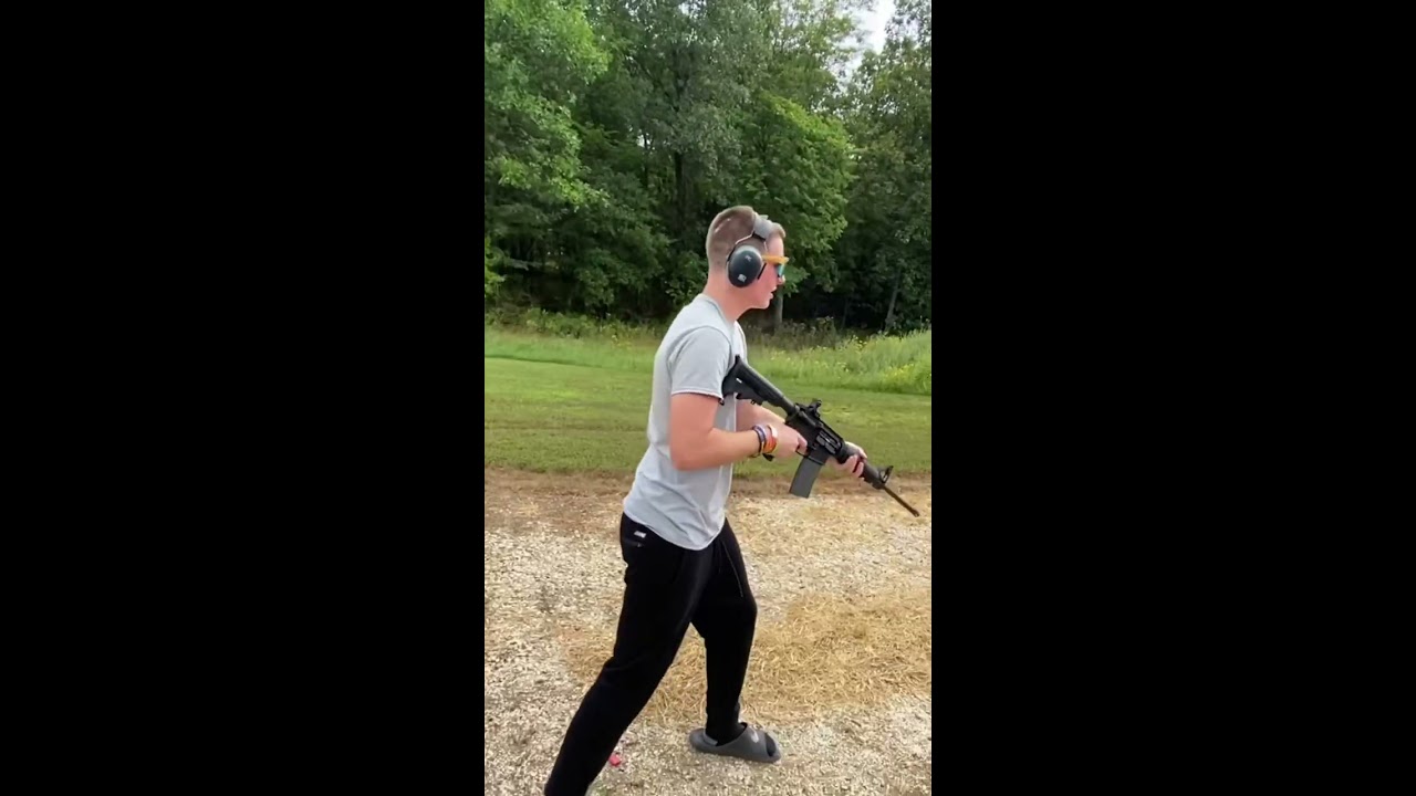 RUGER AR 5 56 GOES CRAZY 